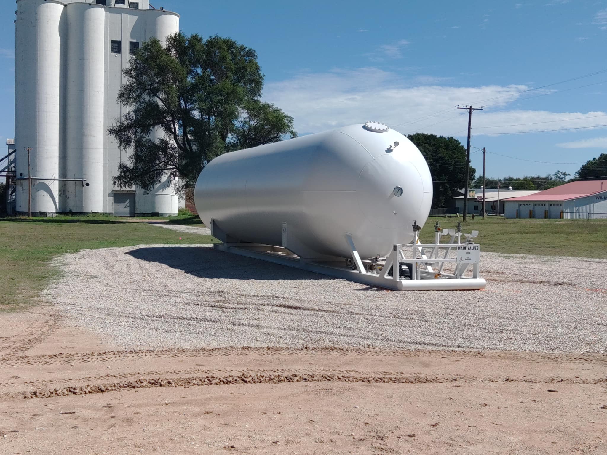 Lang Company D300LP 30,000 Gallon Propane Storage Tank Skid