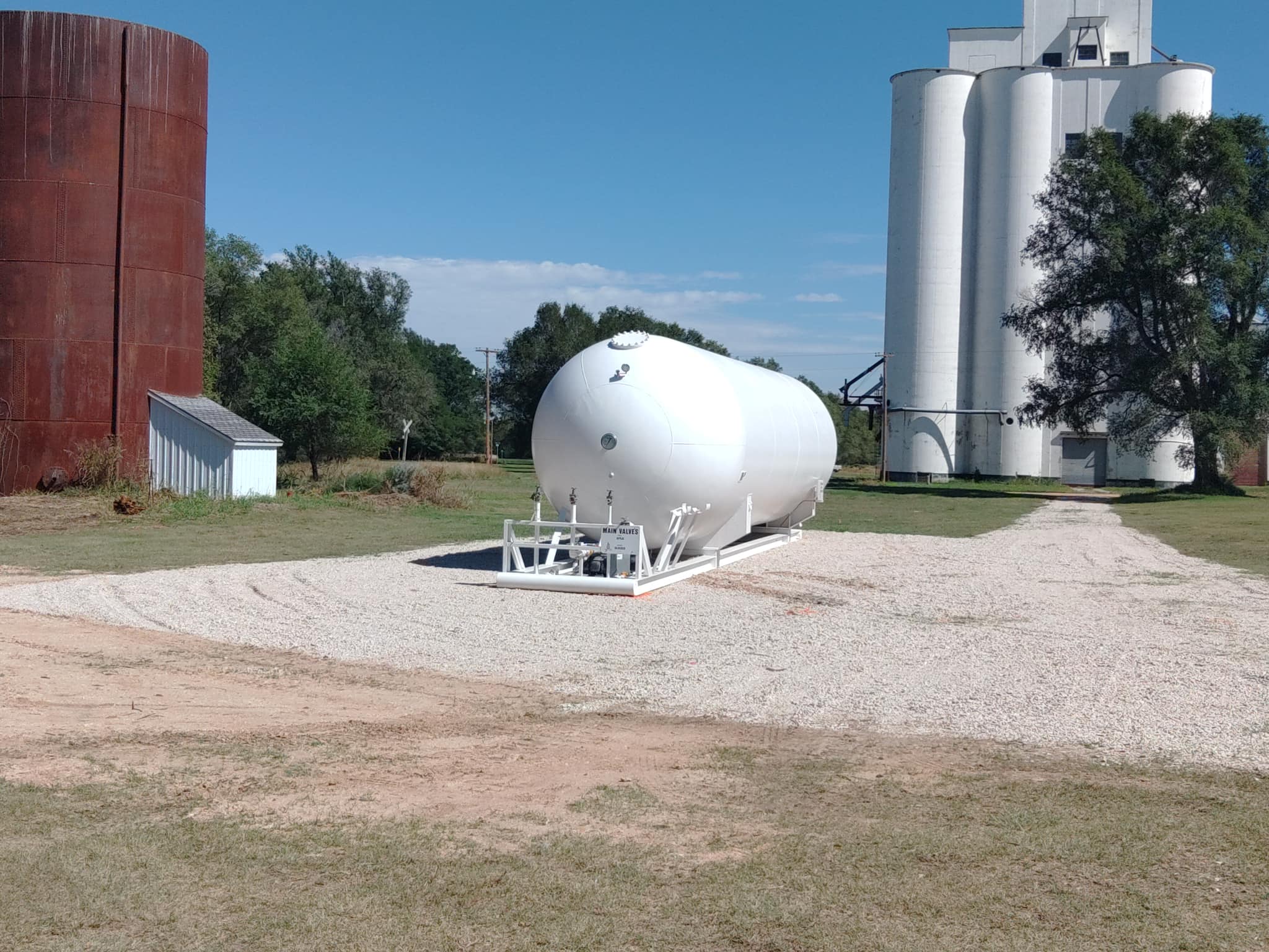 Lang Company D300LP 30,000 Gallon Propane Storage Tank Skid