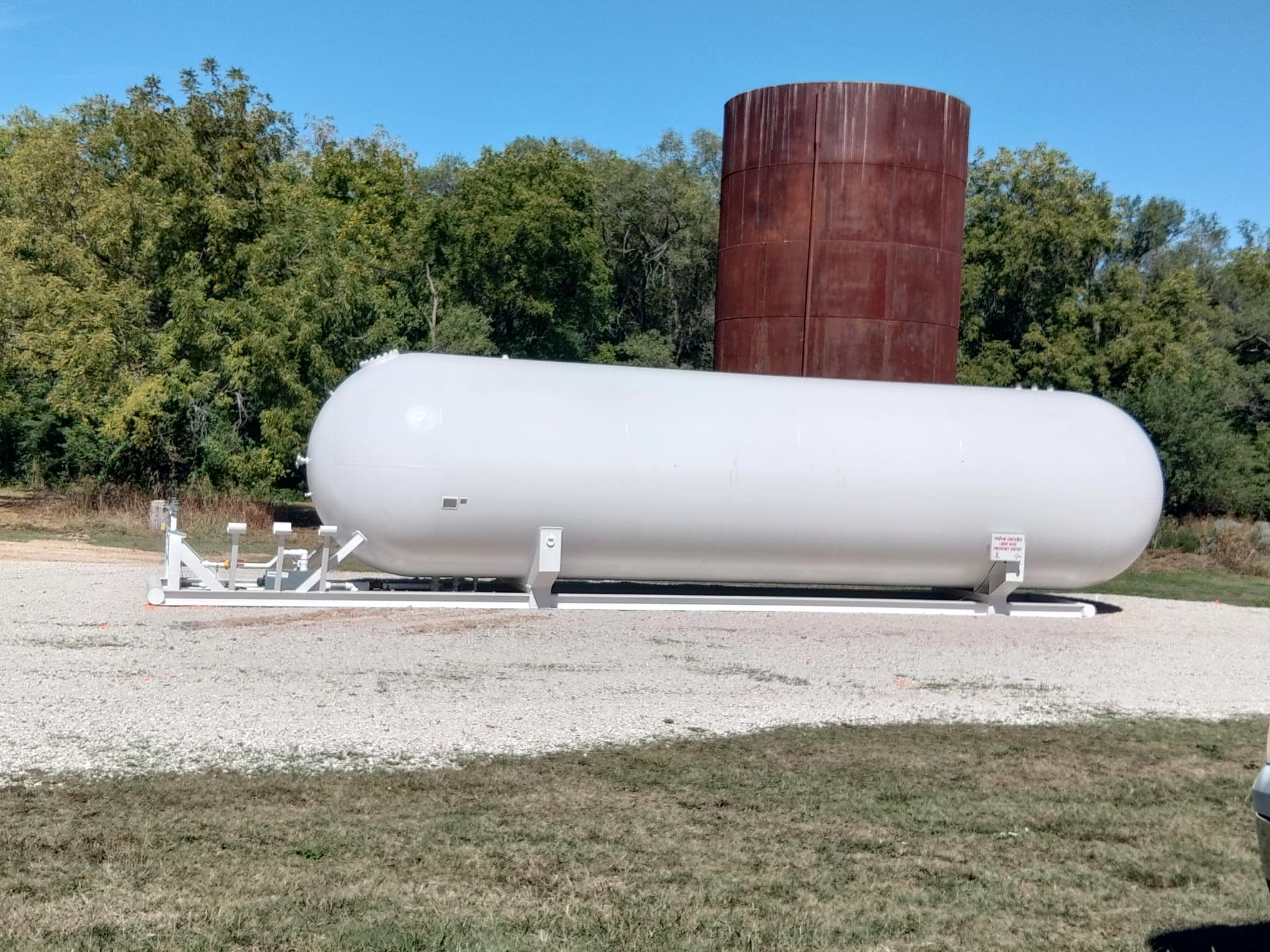Lang Company D300LP 30,000 Gallon Propane Storage Tank Skid