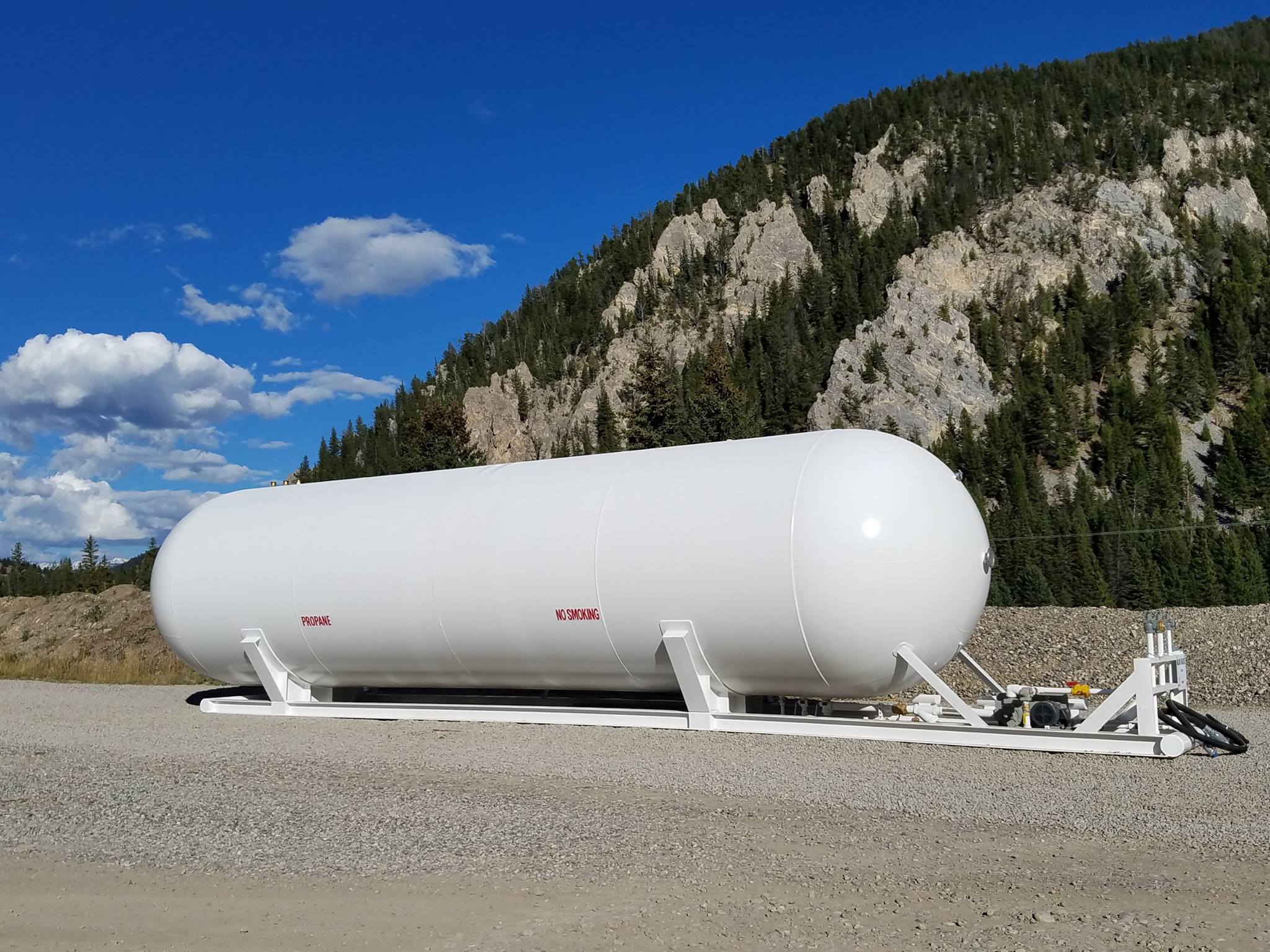 Lang Company D300LP 30,000 Gallon Propane Storage Tank Skid