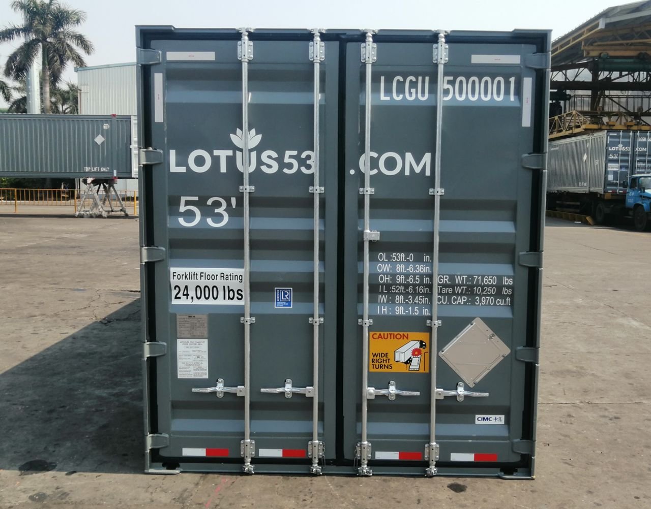 53 ft High Cube Shipping Container