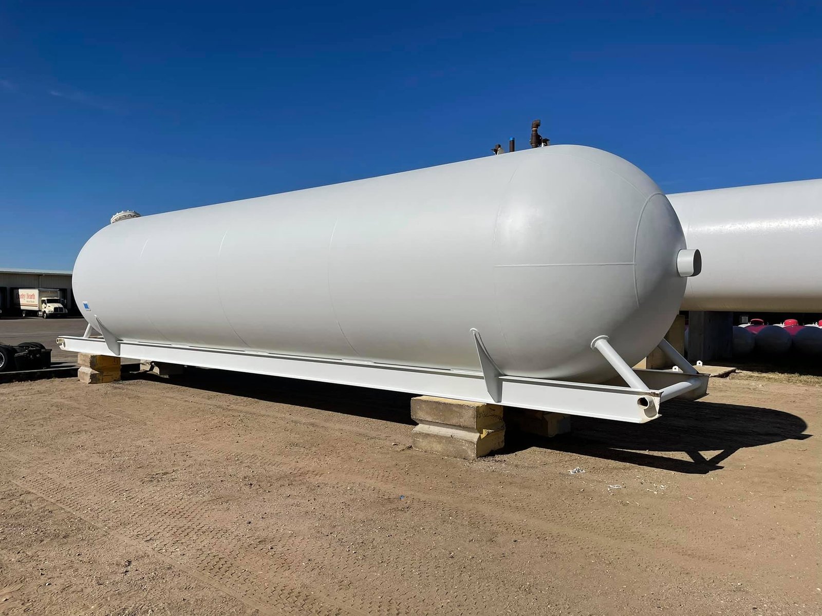 18000 Gallon ASME Skid Propane Storage Tank