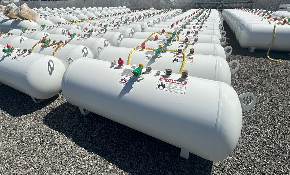 Arcosa 250 Gallon Horizontal Above Ground Propane Tank