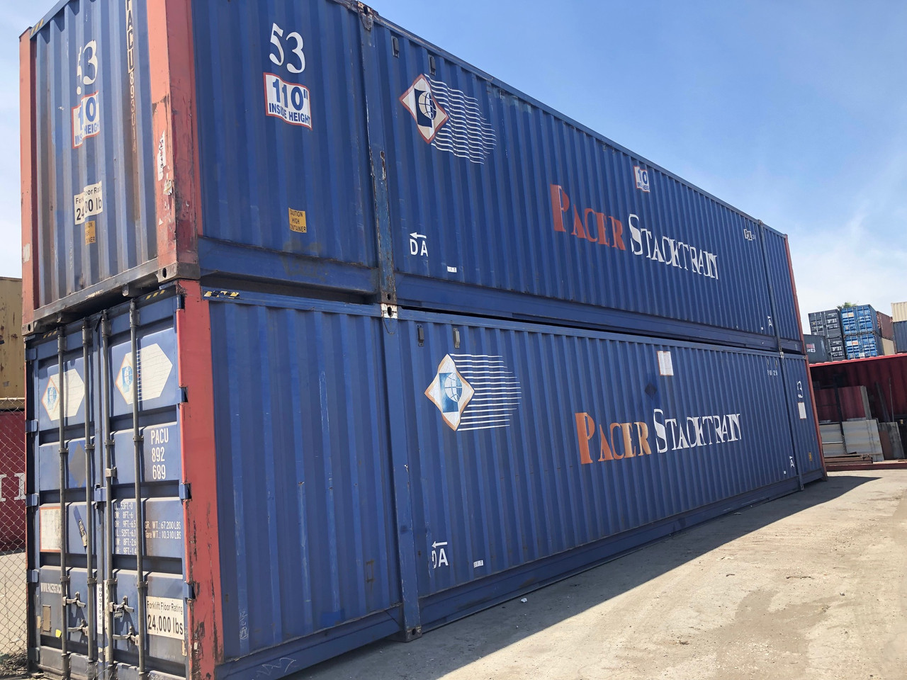 53 ft High Cube Shipping Container