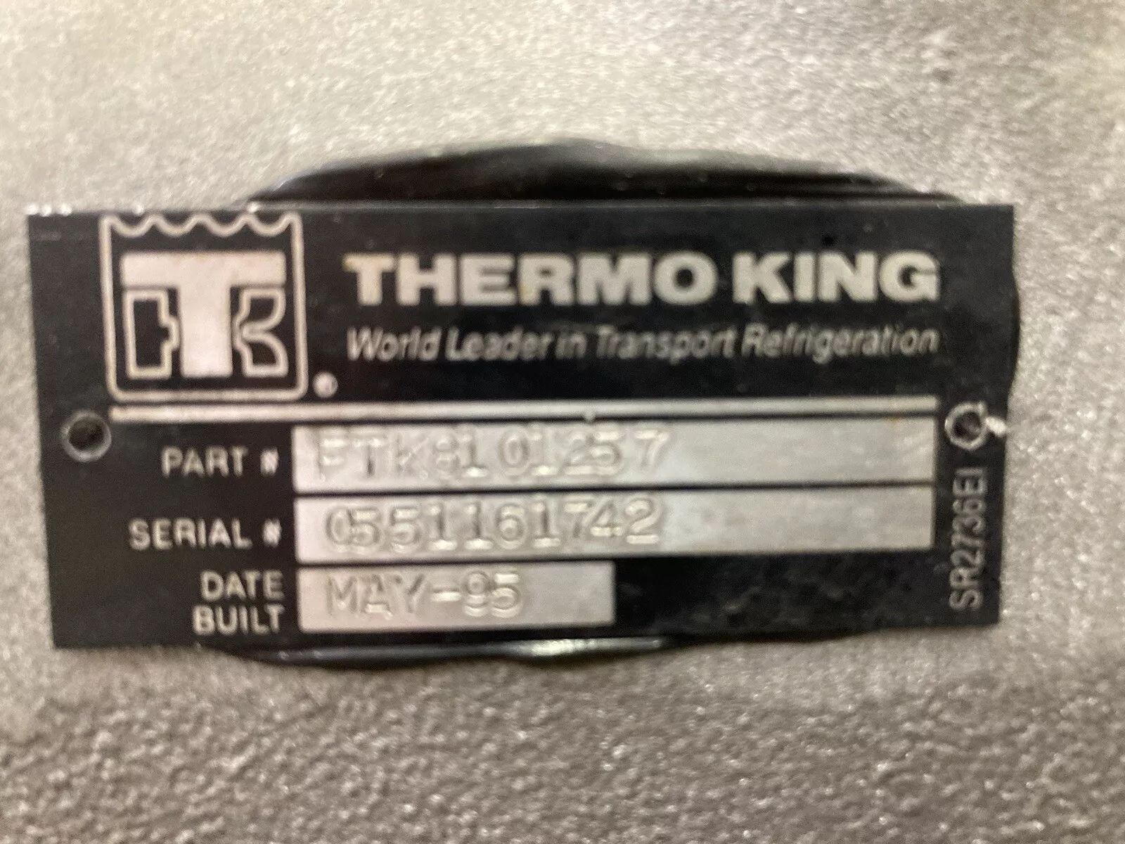 Thermo King Isuzu D201 4-Cylinder Engine