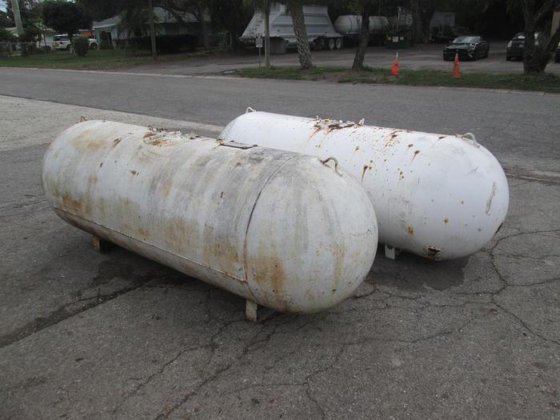 Used 500 Gallon ASME Steel Propane Tank