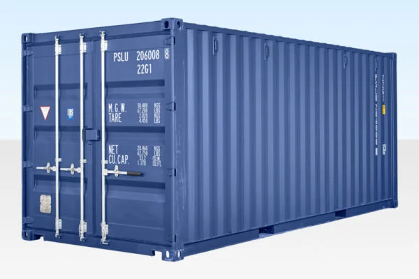 20ft Shipping Container One Trip – Blue