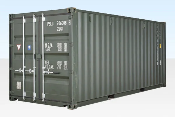 20ft Shipping Container (One Trip) – Dark Green