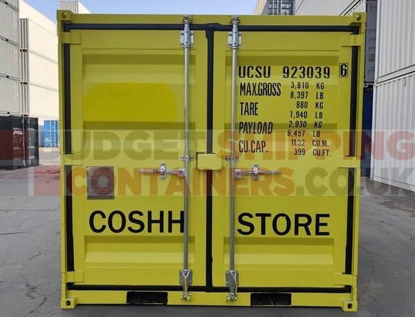 10ft COSHH Chemical Storage Container New One Trip