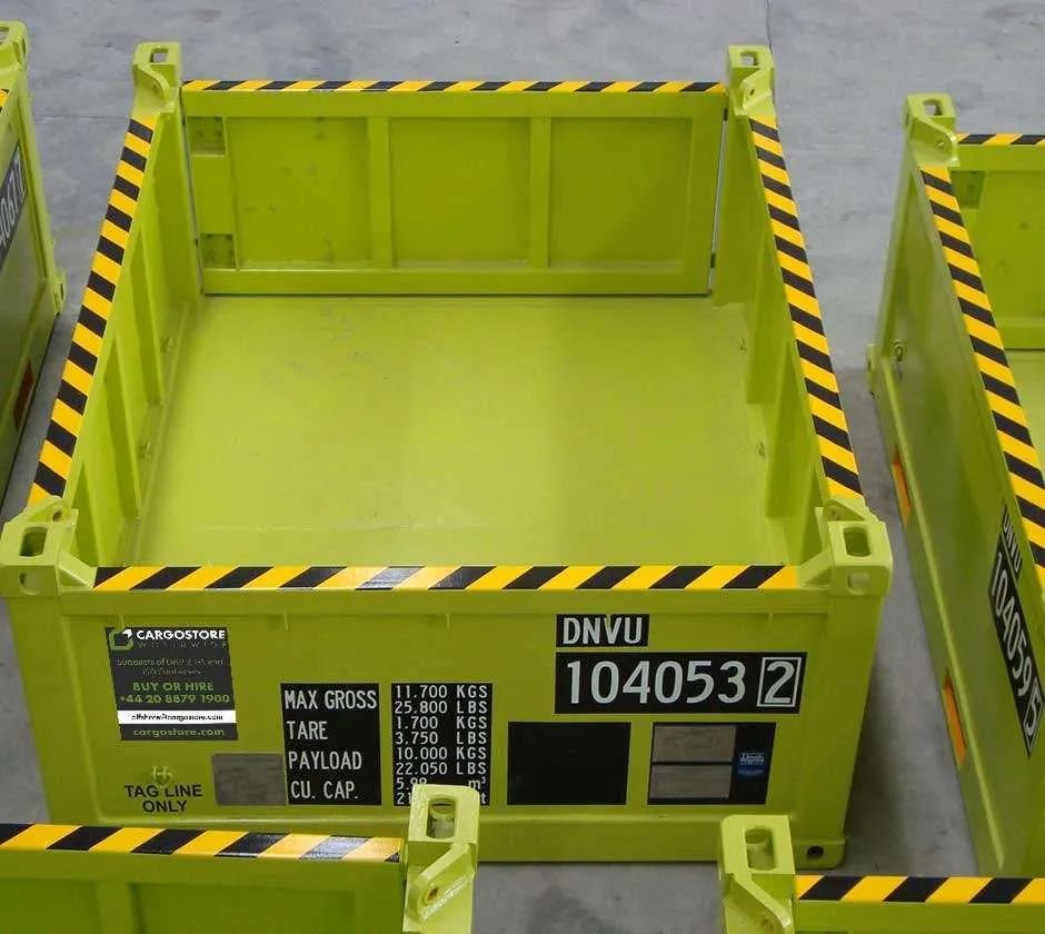 10ft DNV 2.7-1 Offshore Half Height Open Top Container