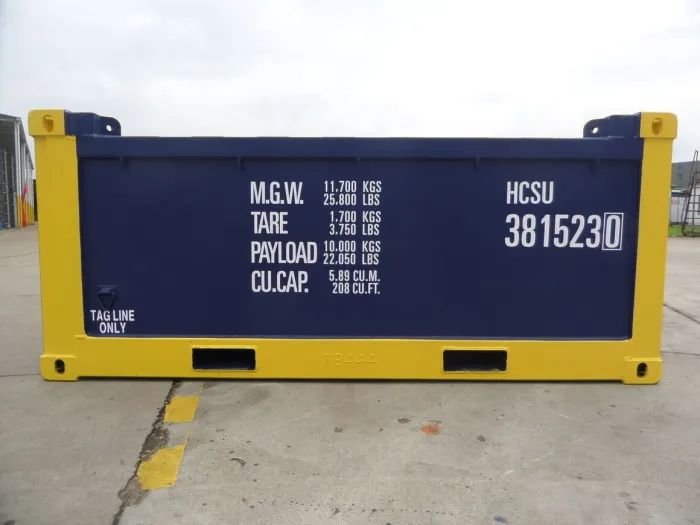 10ft DNV 2.7-1 Offshore Half Height Open Top Container