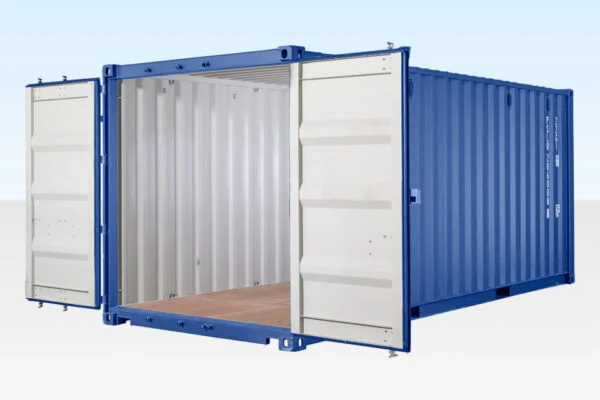 20ft Shipping Container One Trip - Blue