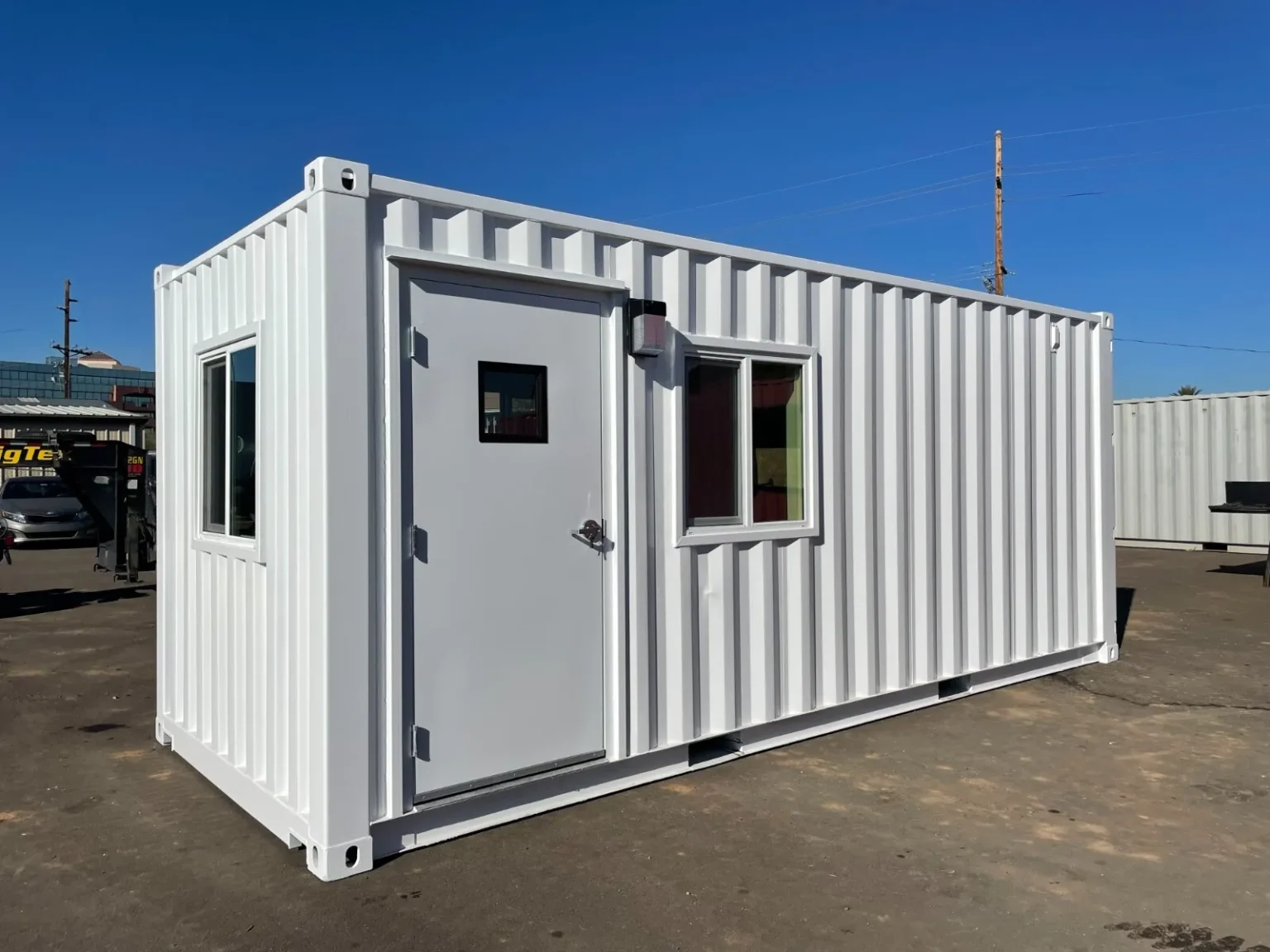 Linked Equipment 20-Foot Office Refurbished Shipping Container