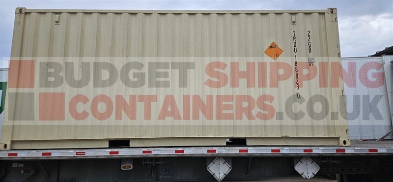 20ft One-Trip Shipping Container Cream