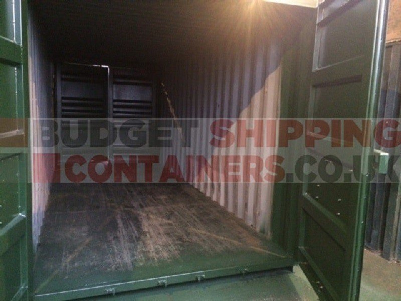 20ft Refurbished Tunnel Shipping Container Double Doors