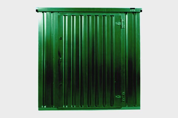 4m x 2.1m Powder Coated Flat Packed Storage Container