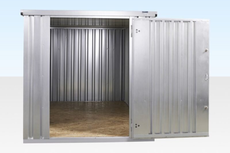 4m x 2.1m Flat Pack Galvanized Storage Container