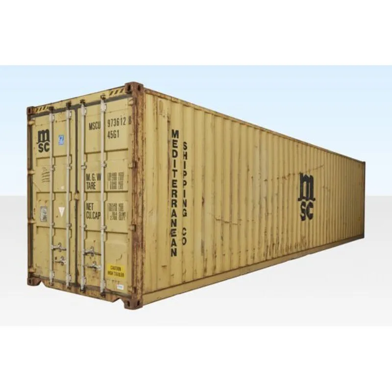 Used 40ft x 8ft High Cube Shipping Container