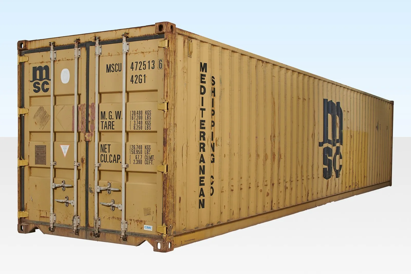 30ft x 8ft Used Bulk Shipping Container