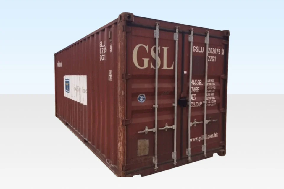20ft x 8ft Used Cargo-Worthy Dry Van Shipping Container