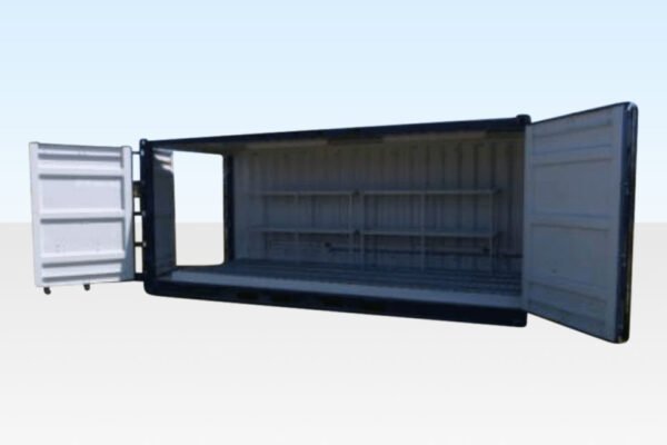 20 ft x 8 ft Open-Side Bunded Storage Container with Mesh Floor
