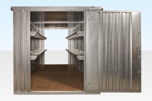 6m x 2.1m End-Linked Flat Pack Storage Container Bundle