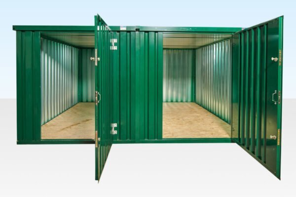 Flat Pack Storage Container Bundle 3m x 4.2m Side-Linked