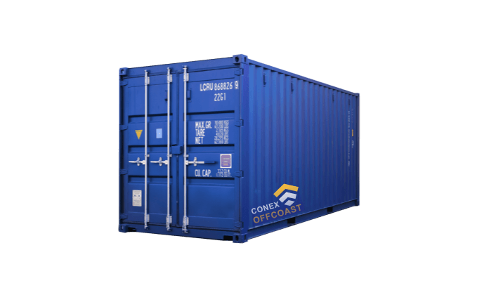 20ft Standard Three Door Handles Shipping Container