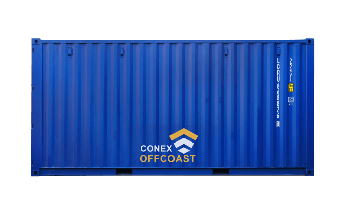 20ft Standard Three Door Handles Shipping Container