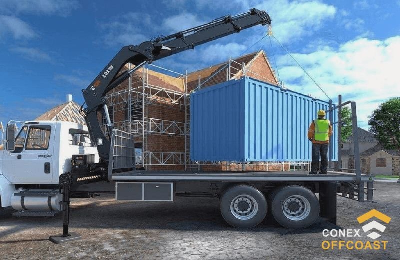 20ft Standard Three Door Handles Shipping Container