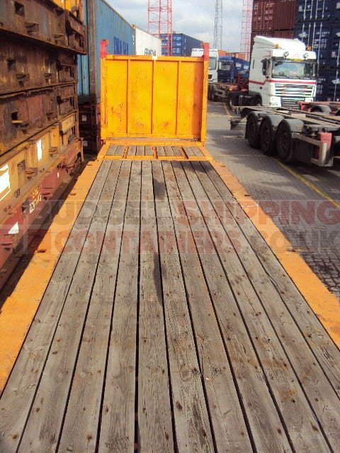 40ft Flat Rack Shipping Containers (Used)