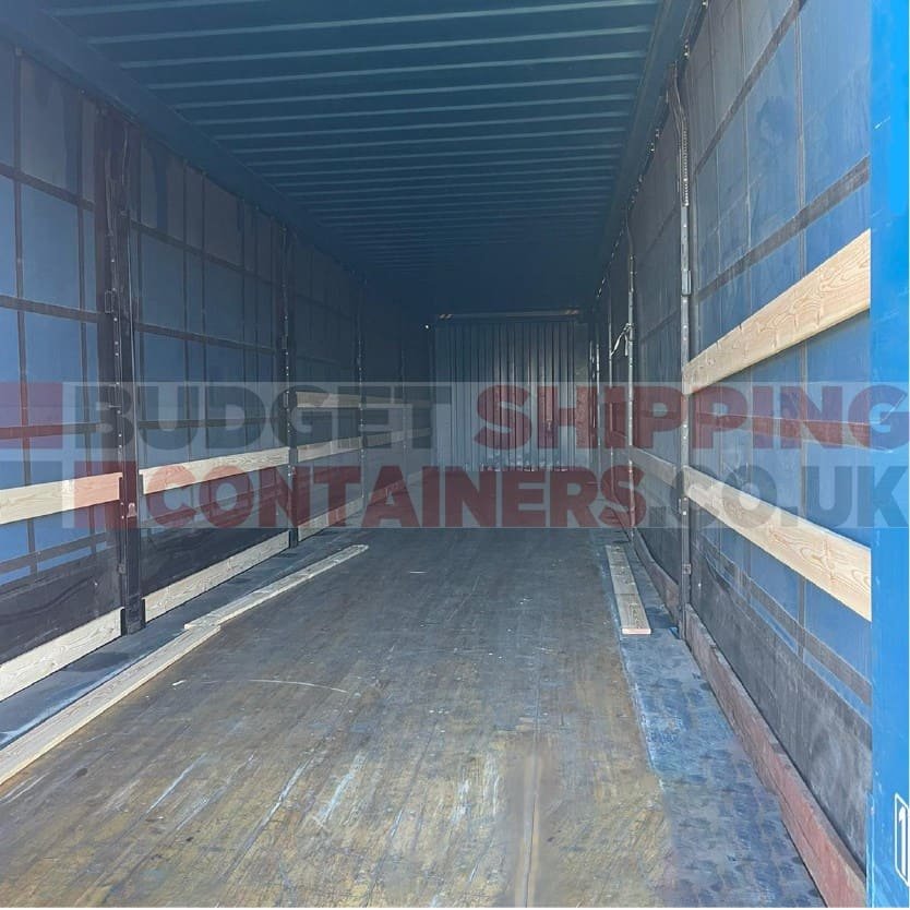 Used 45ft HC Pallet-Wide Curtain Side Shipping Container