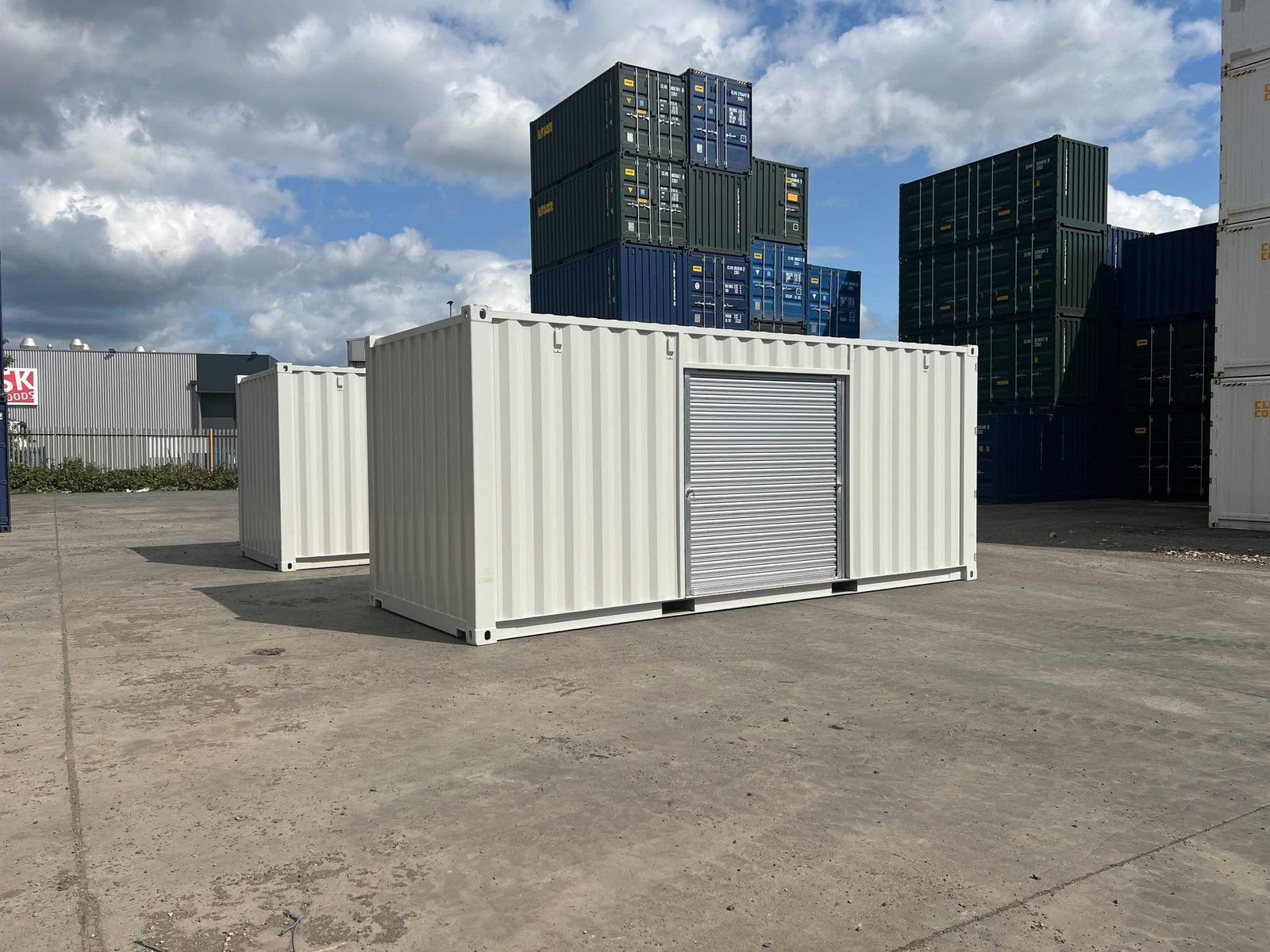 20ft Custom One Trip Shipping Container with Roller Shutter