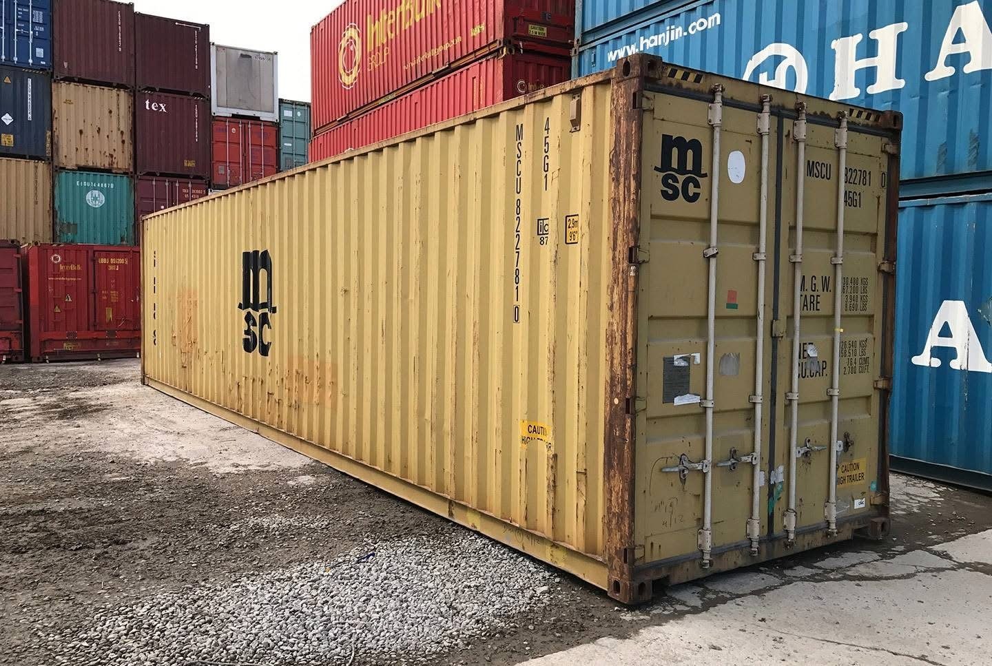 40ft x 8ft Used Standard Storage Container
