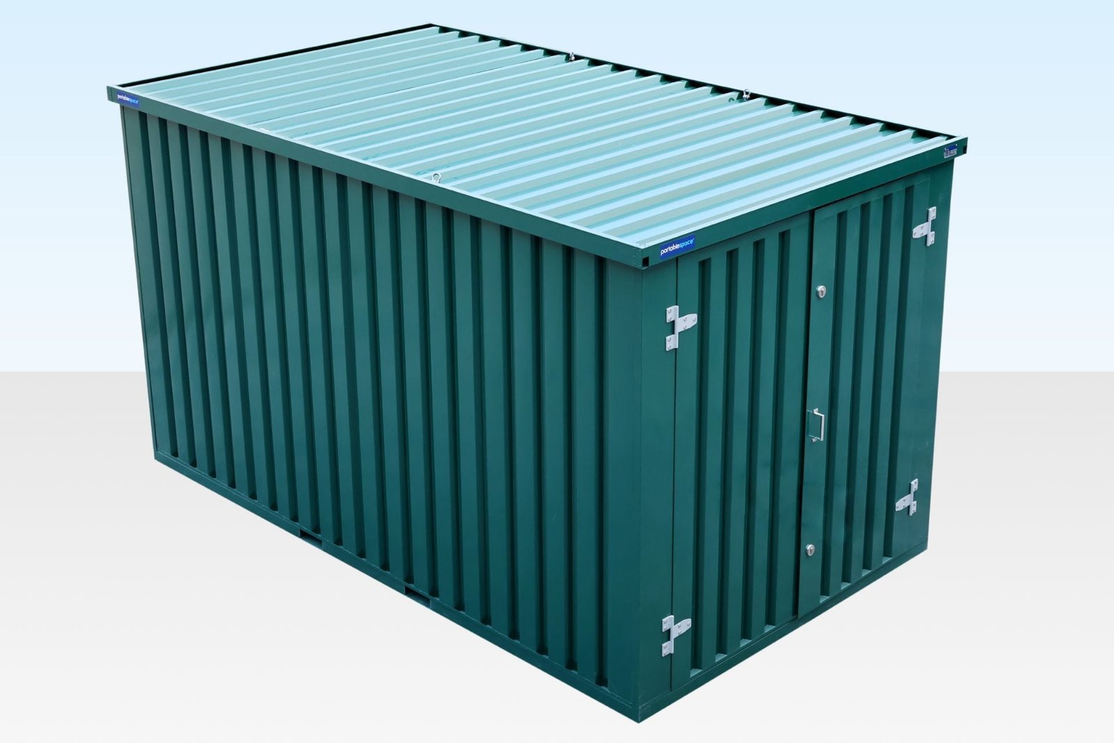 Portable Space 4m Flat Pack Storage Container – Green