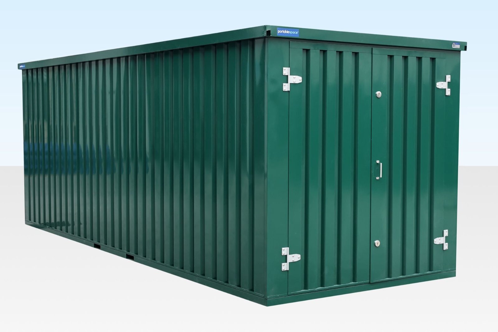 Portable Space 6m Flat Pack Storage Container RAL6005