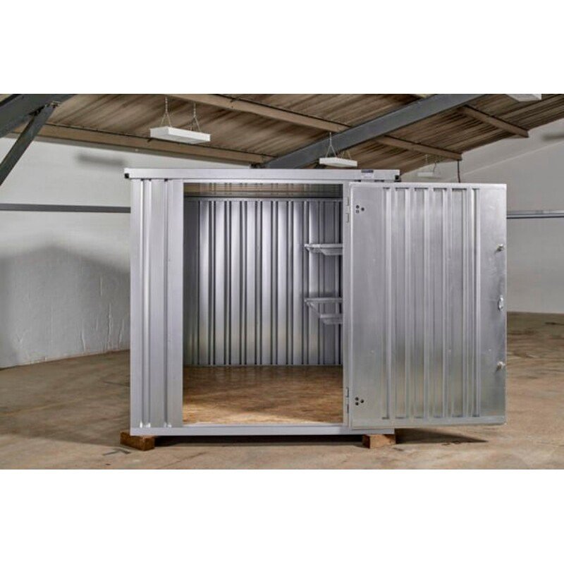Galvanised Steel Flat Pack Storage Container 3m x 2.1m
