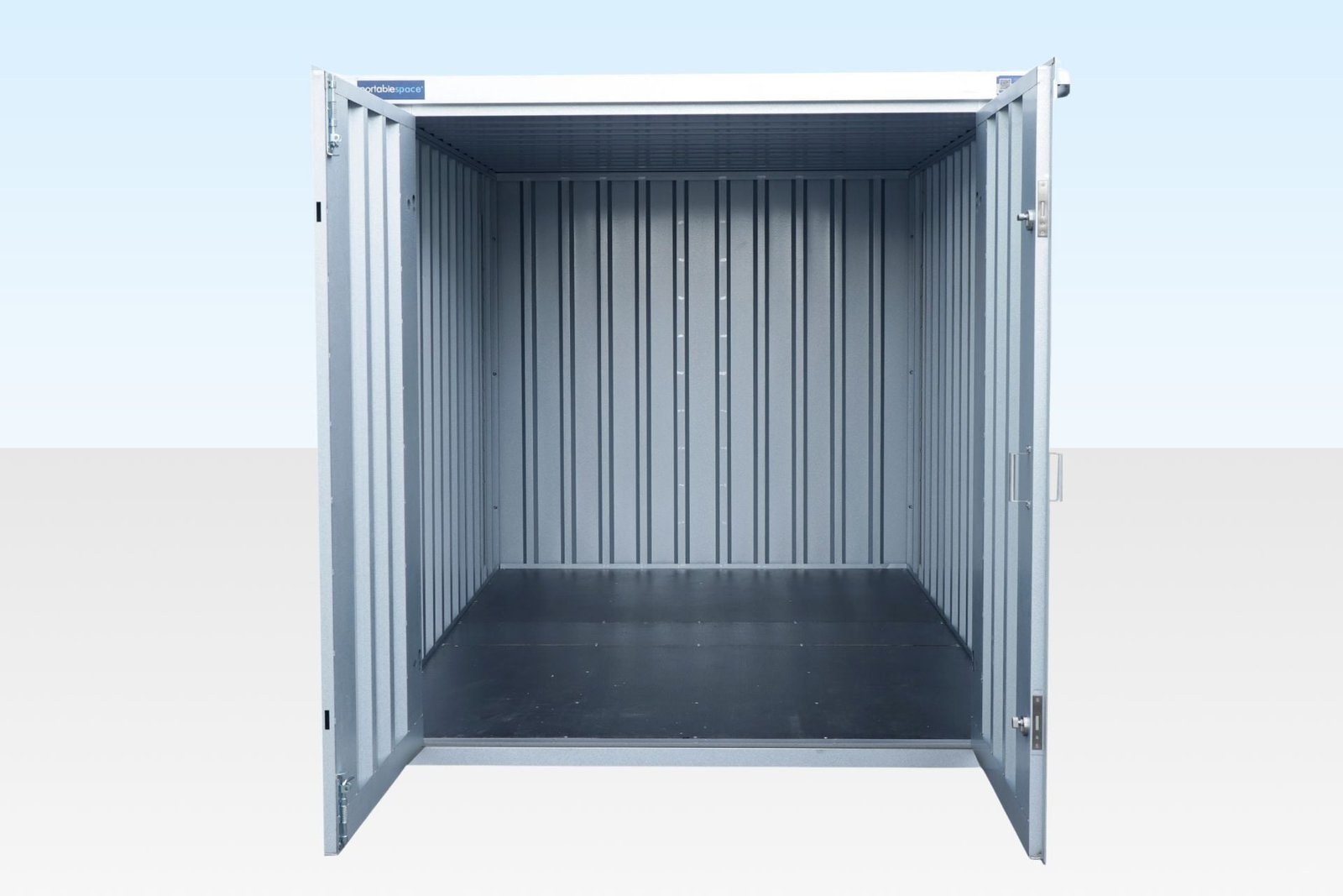Portable Space 4m Flat Pack Storage Container – Galvalume