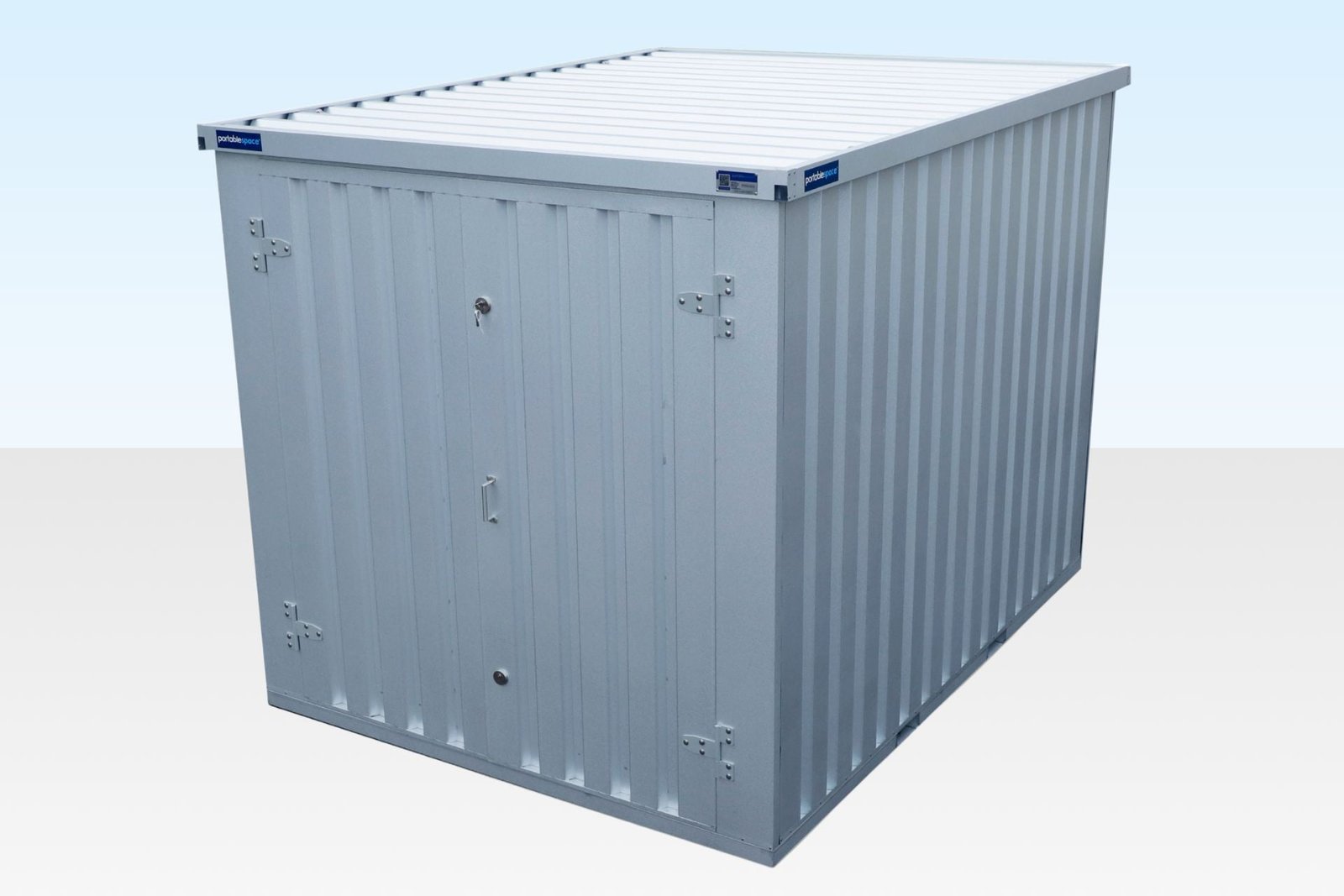 Portable Space 4m Flat Pack Storage Container – Galvalume