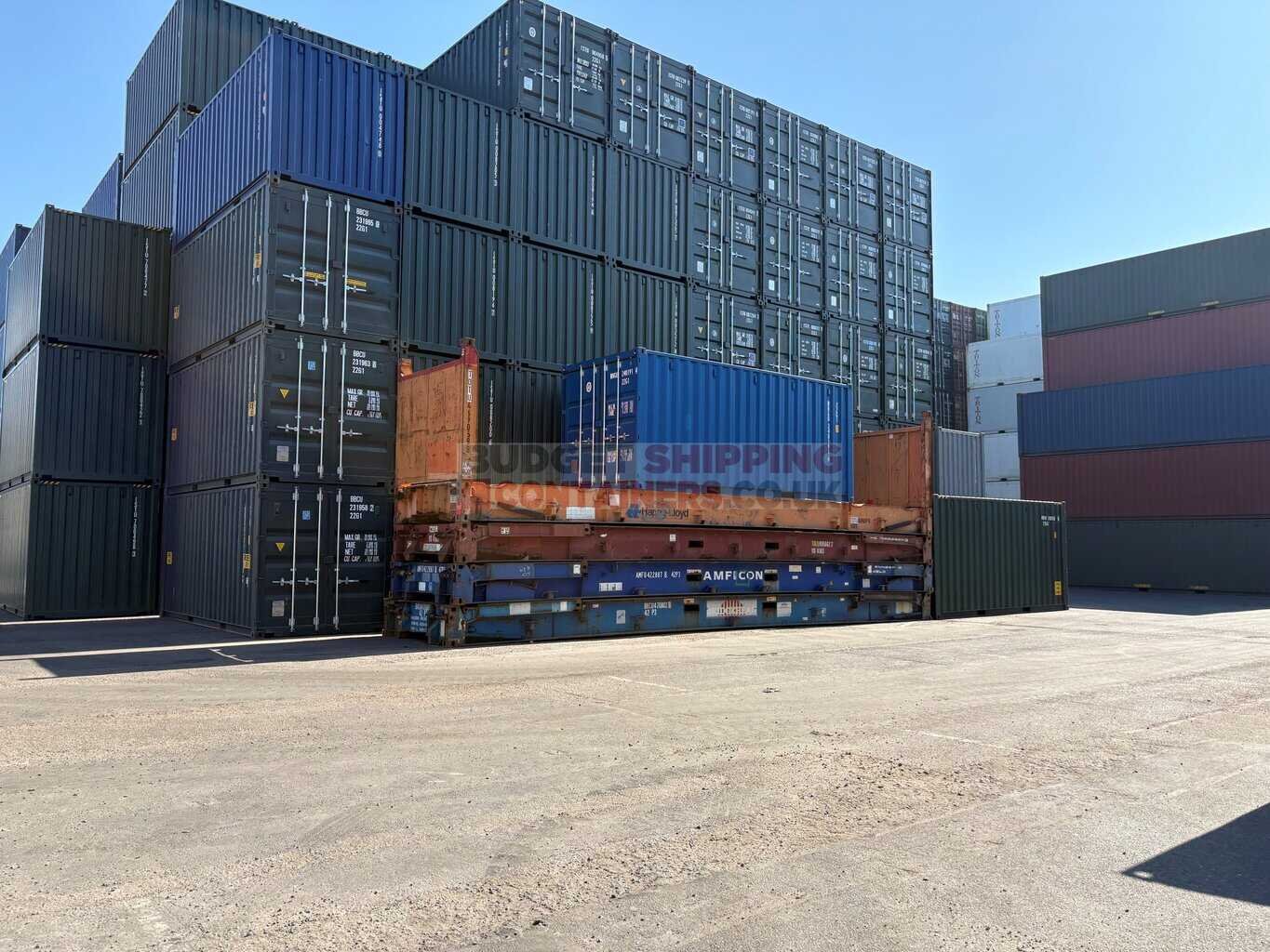 40ft Flat Rack Shipping Containers (Used)
