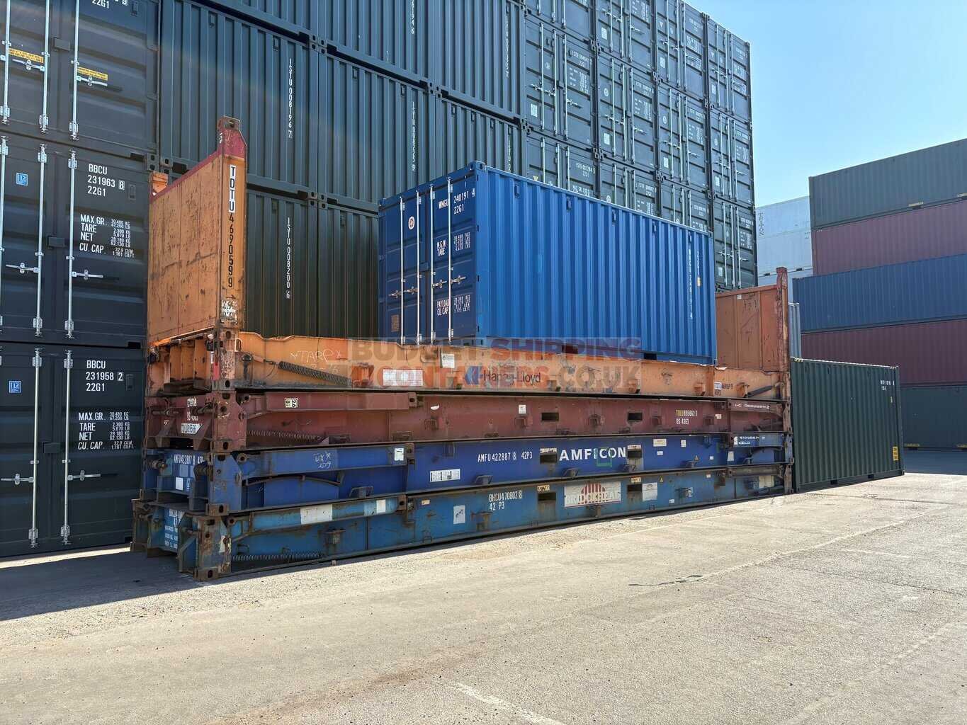 40ft Flat Rack Shipping Containers (Used)