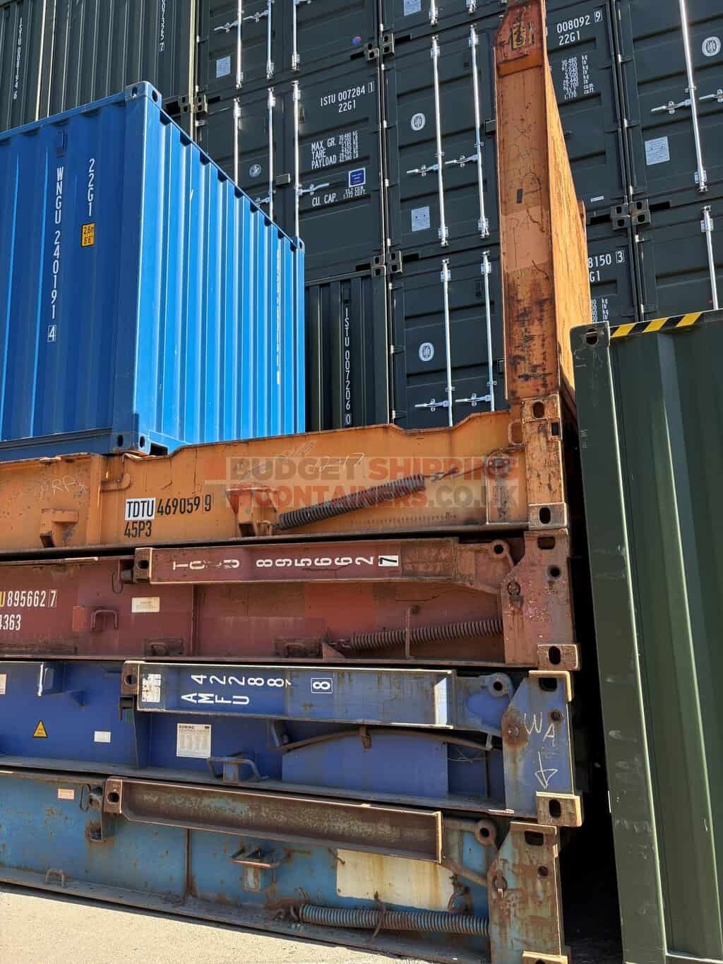 40ft Flat Rack Shipping Containers (Used)