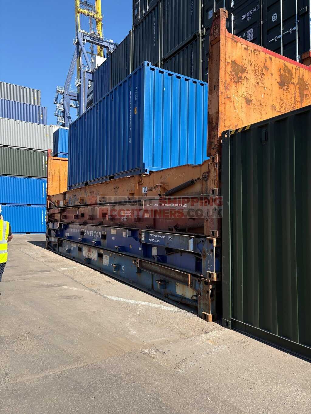 40ft Flat Rack Shipping Containers (Used)
