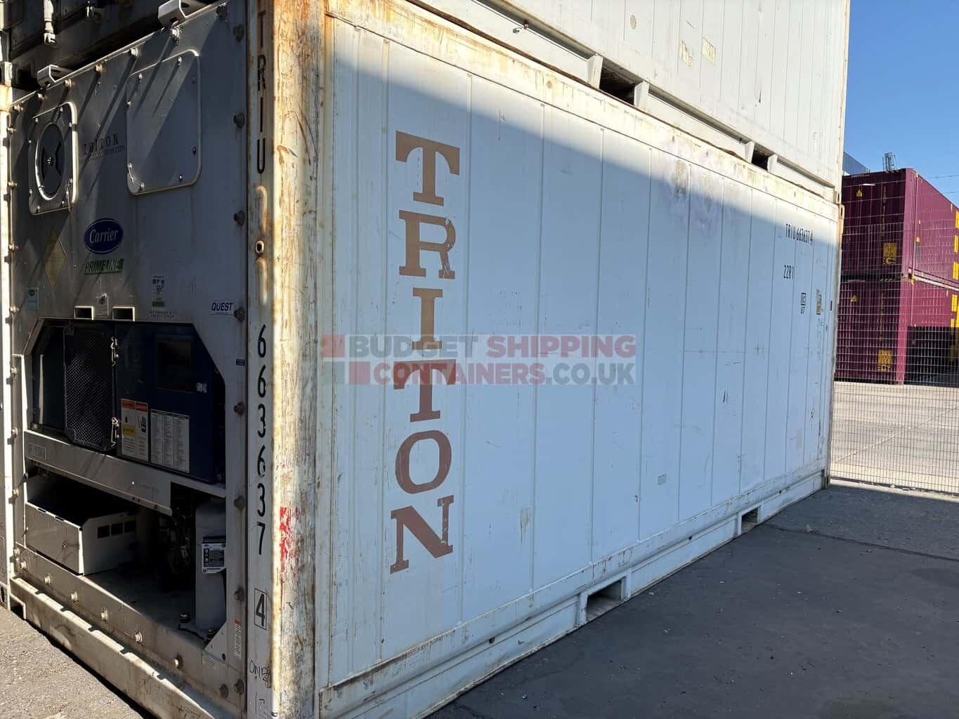 20ft Used Refrigerated Shipping Container