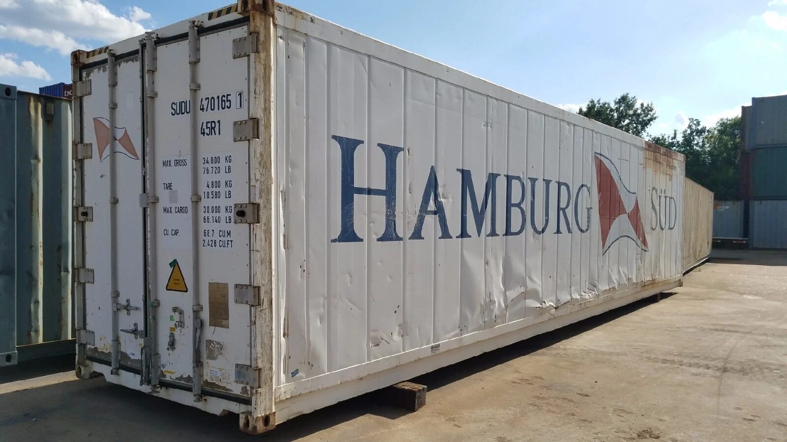 40ft High Cube Refrigerated Shipping Container