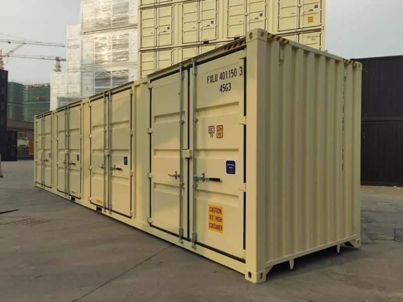 40ft HC Open Side Shipping Container with 4 Doors