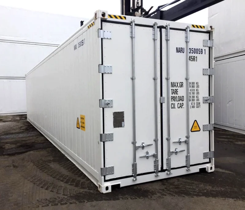40ft High Cube Mobile Freezer Reefer Container -40°C