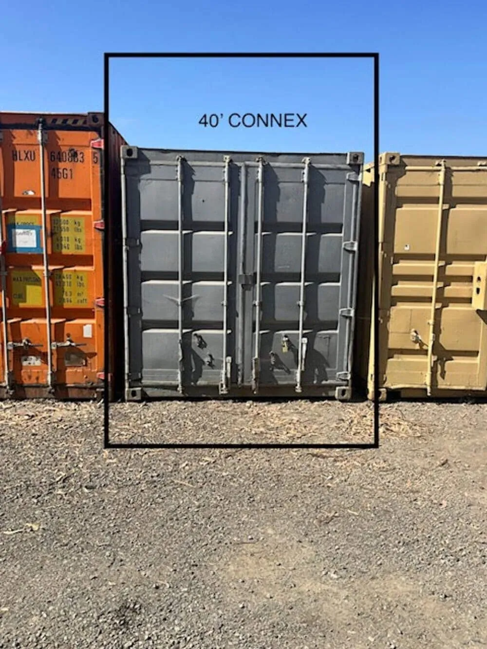 Used 40ft Double-Door Cargo Shipping Container (40′ x 8′ x 8’6″)