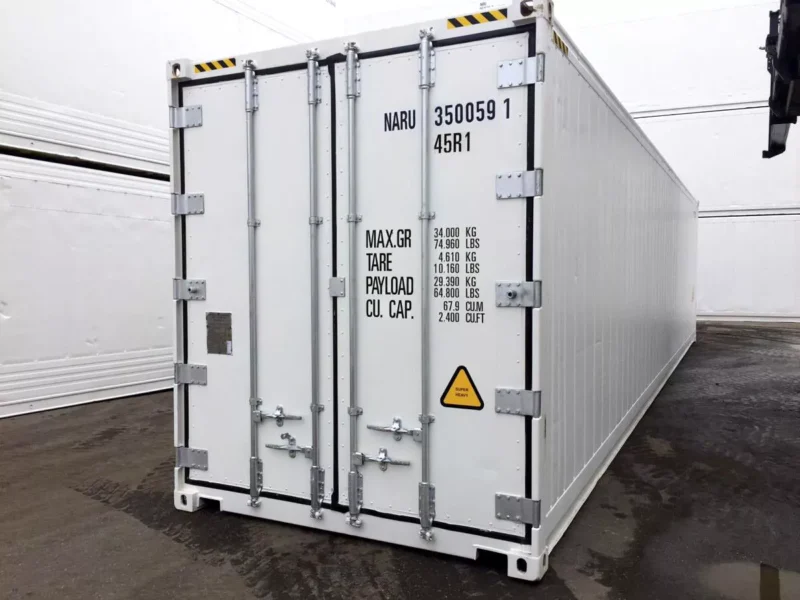 40ft High Cube Mobile Freezer Reefer Container -40°C