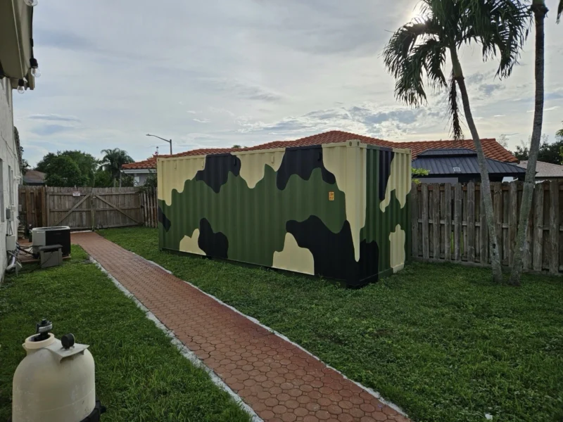 20ft Camouflage Storage Container